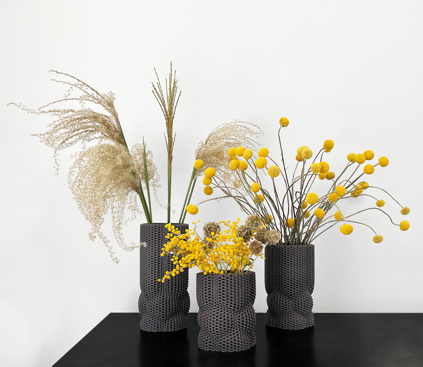 Bulky Vase Black