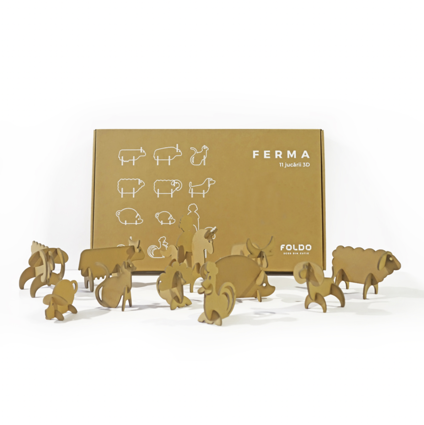 3D Farm Toy Set