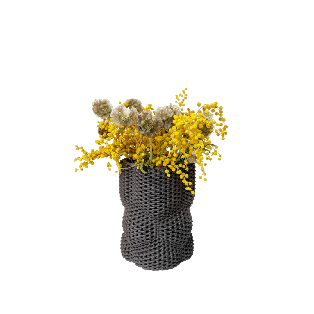 Bulky Vase Black