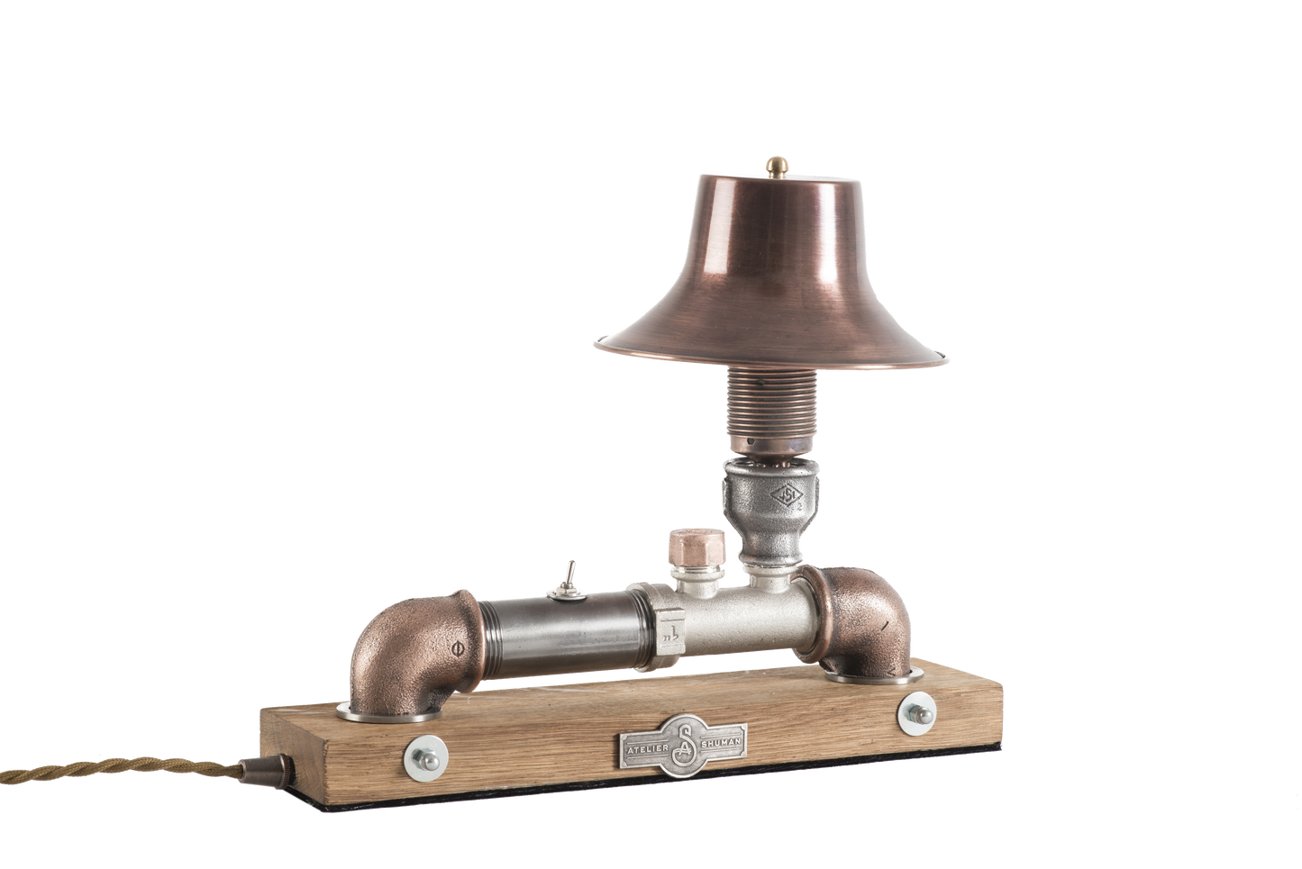 Perseus Copper Lamp
