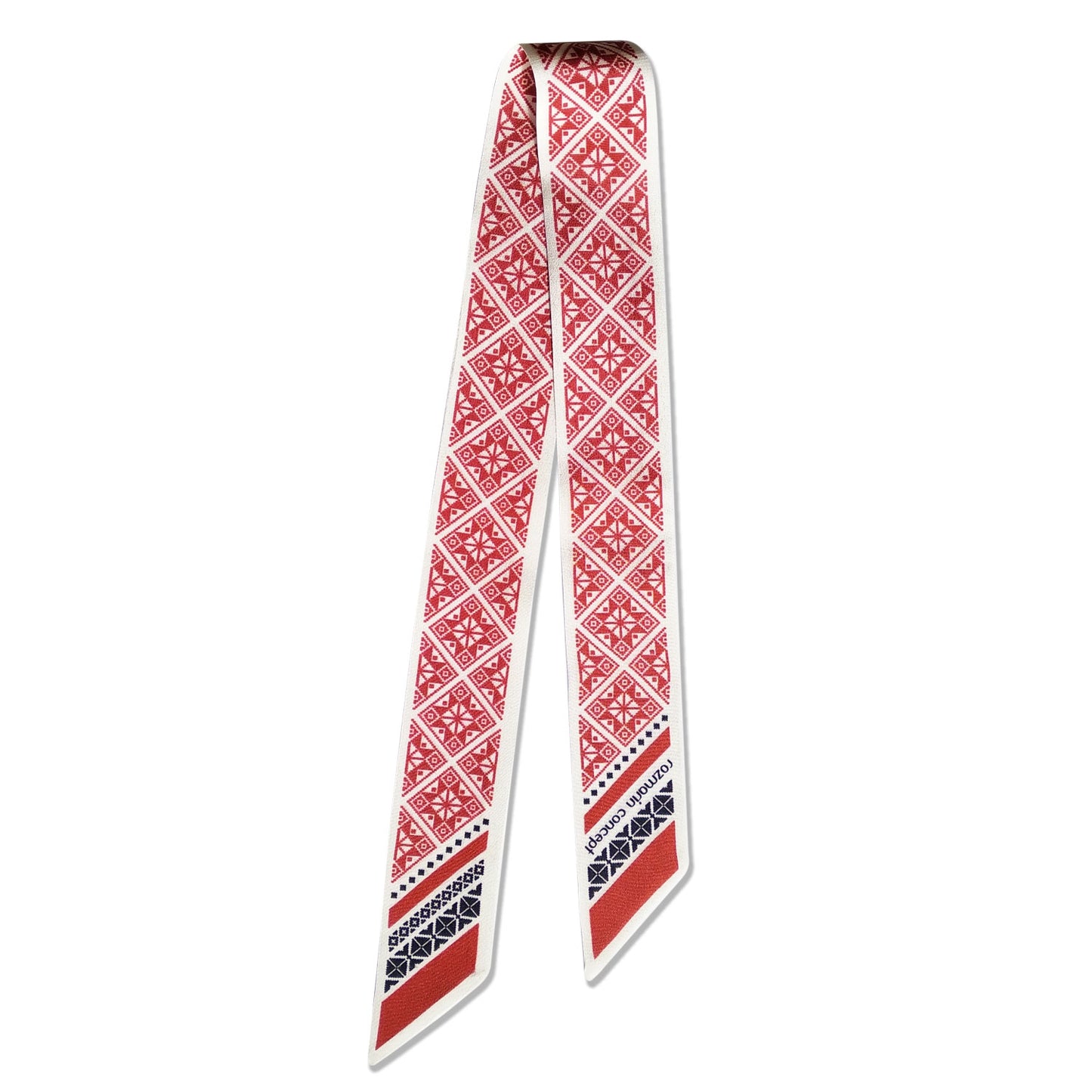 Red Stars Silk Bracelet