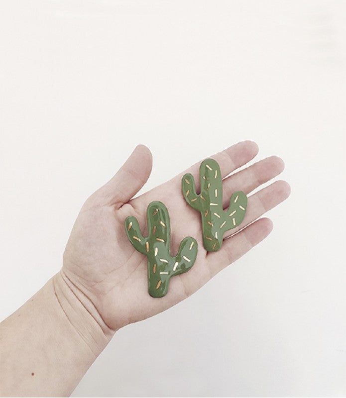 Broșă Cactus