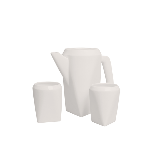 Set ceai Malevich - alb