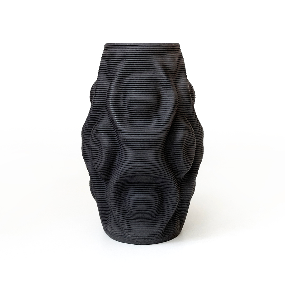 Ripple Vase Black