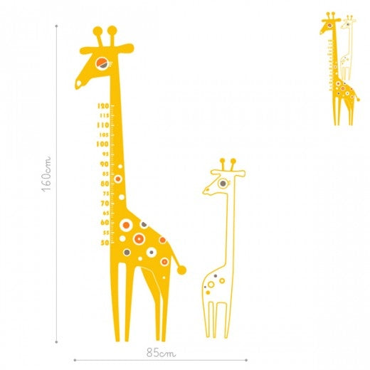 Autocolant Girafa metru