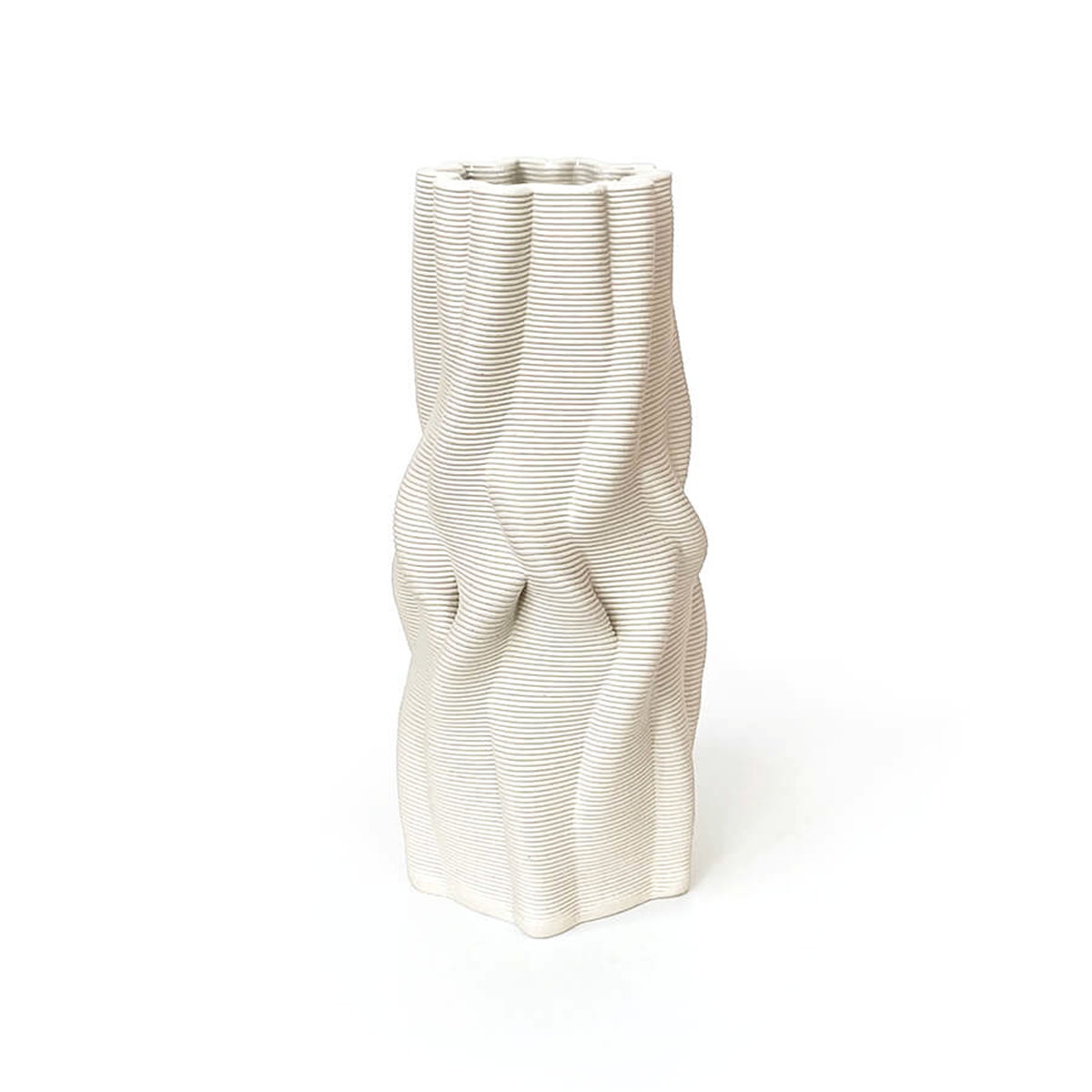 Intertwined Vase Cream