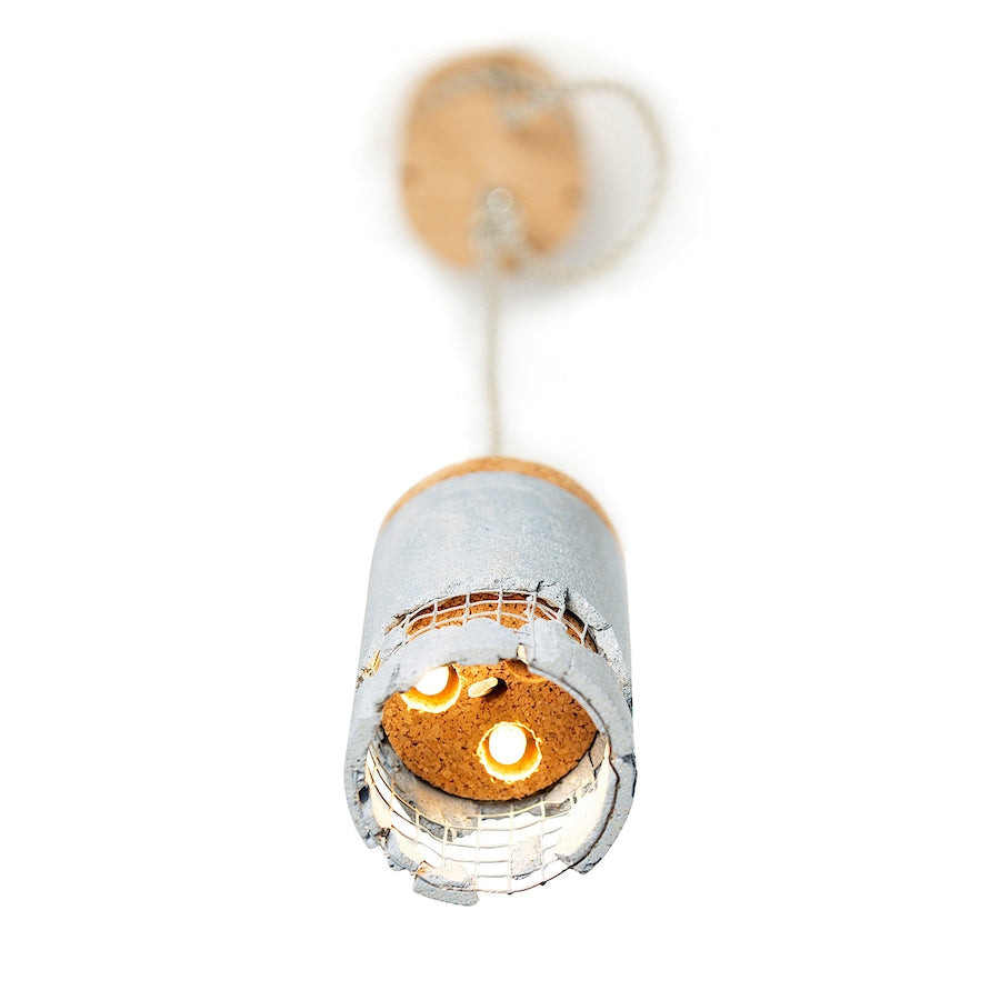 Slash Lamp - White Concrete