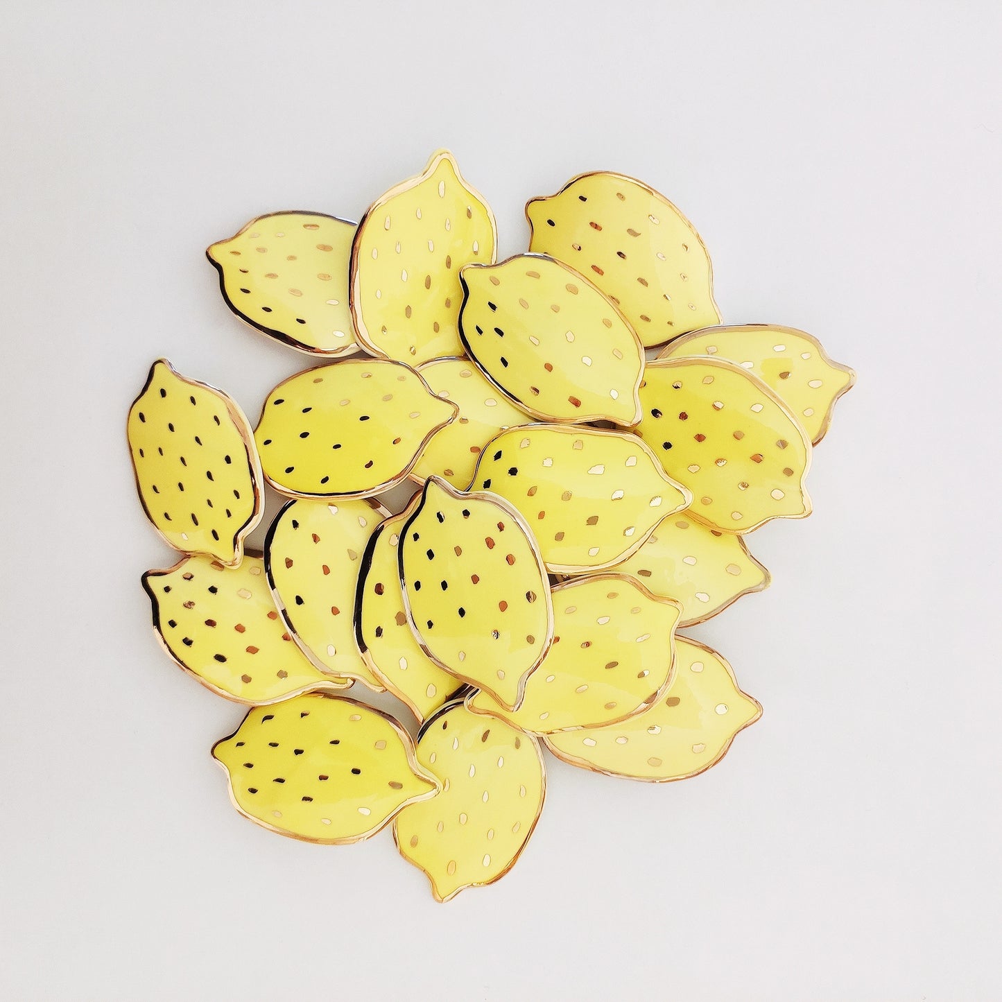 Lemon Brooch