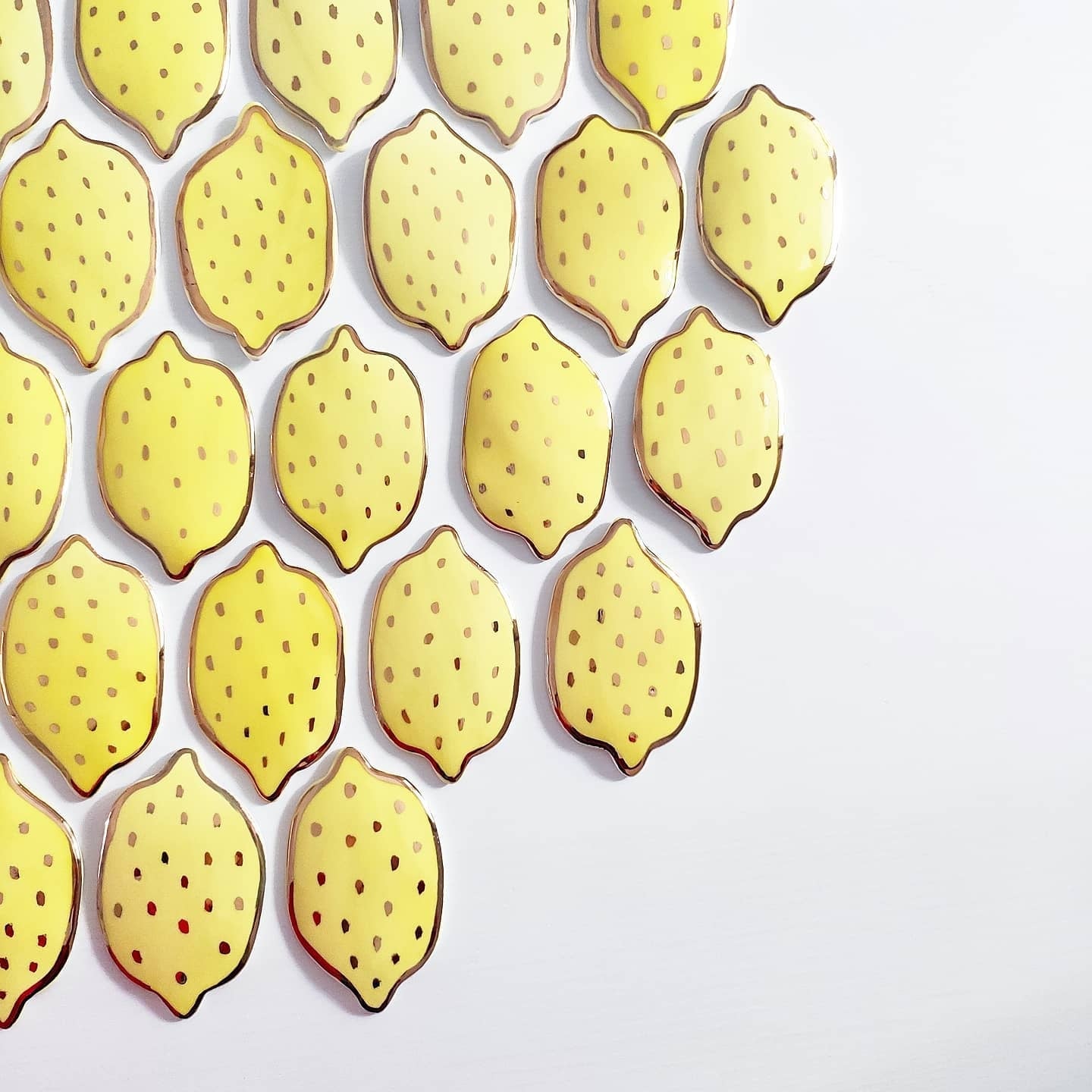Lemon Brooch