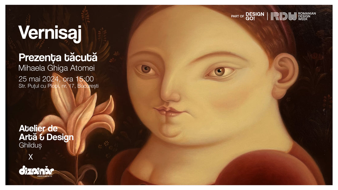 Invitație expoziție “Prezența tăcută” - Mihaela Ghiga Atomei