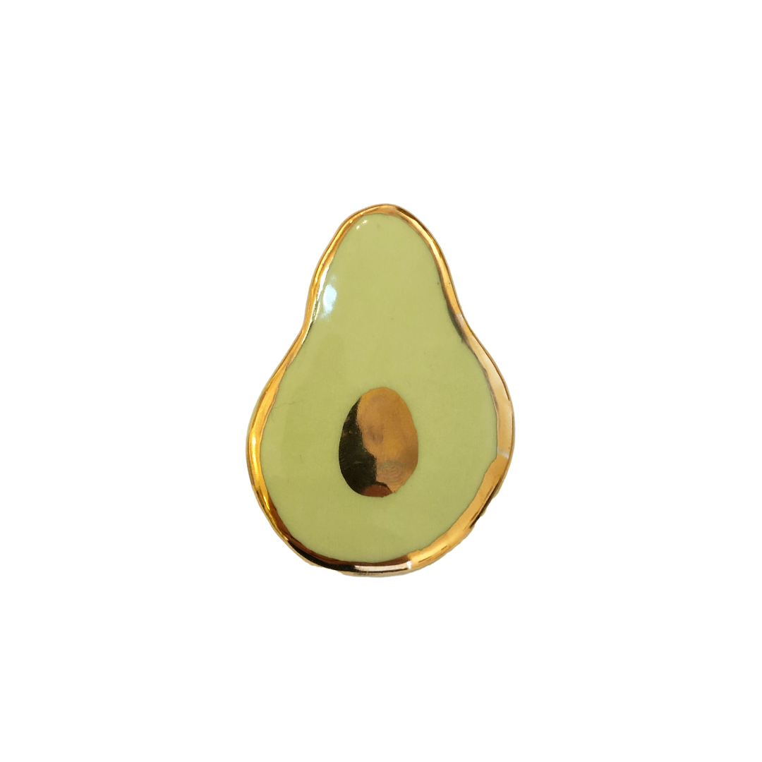 Broșă avocado