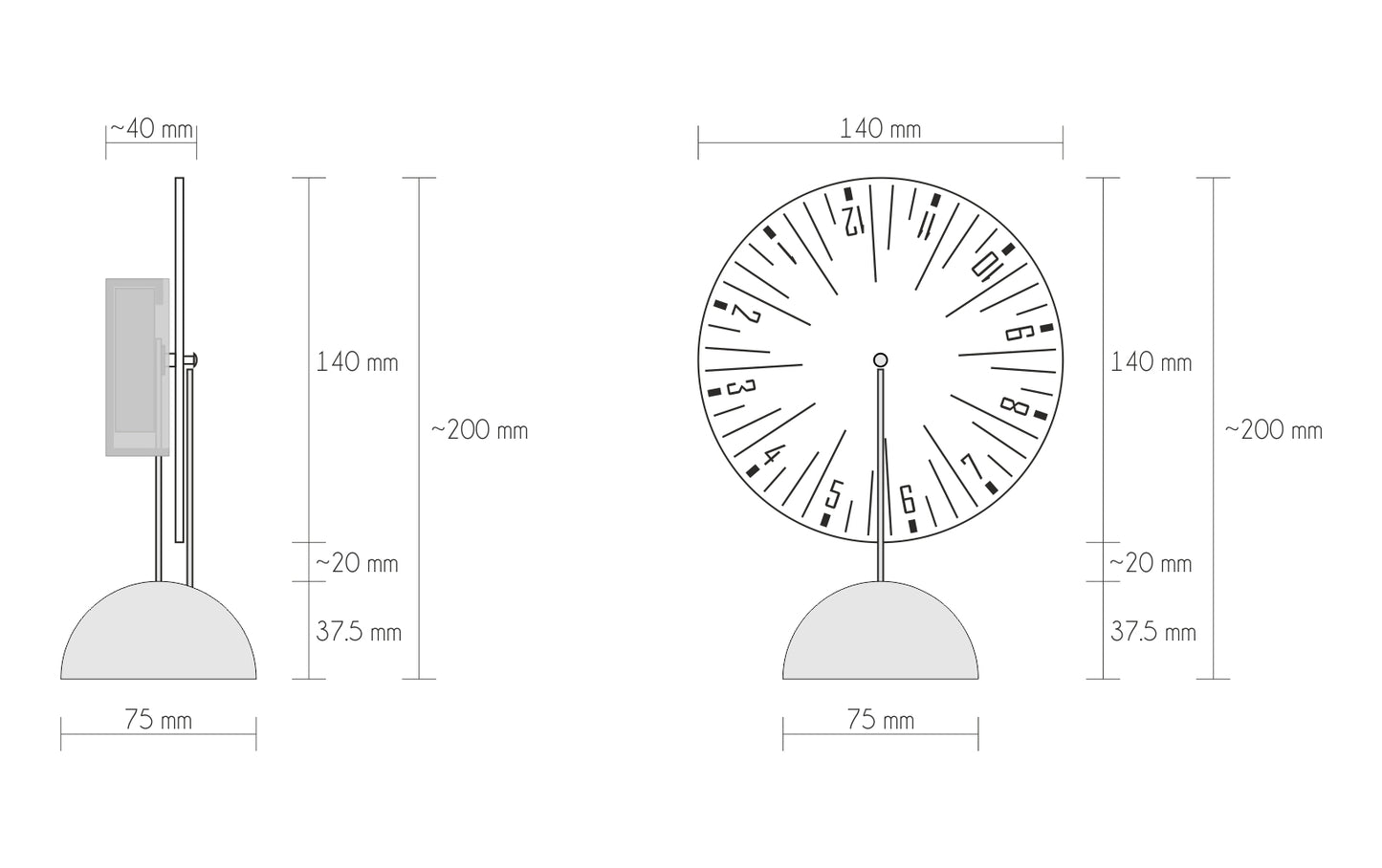 Standby Table Clock 