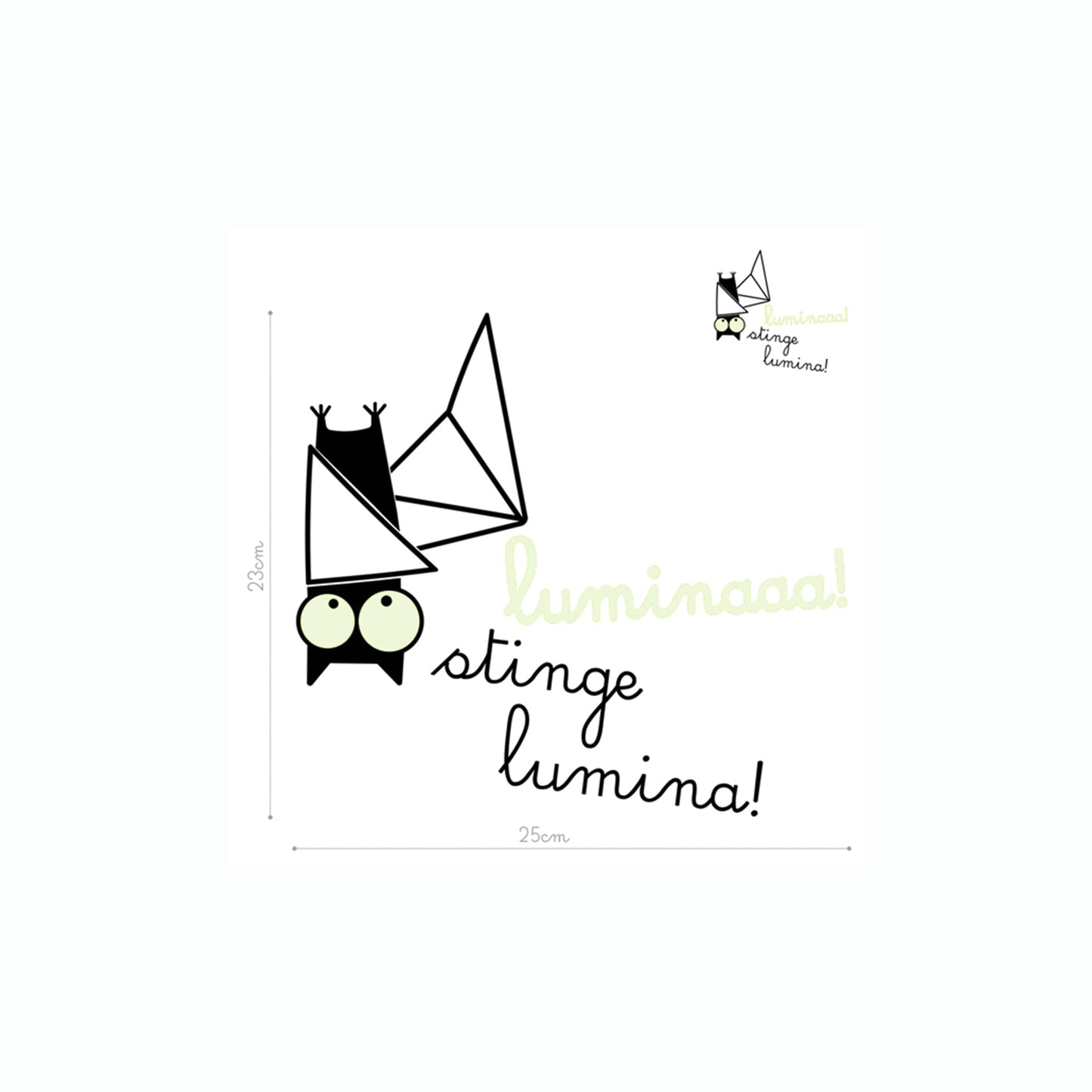 ''Stinge Lumina'' Sticker