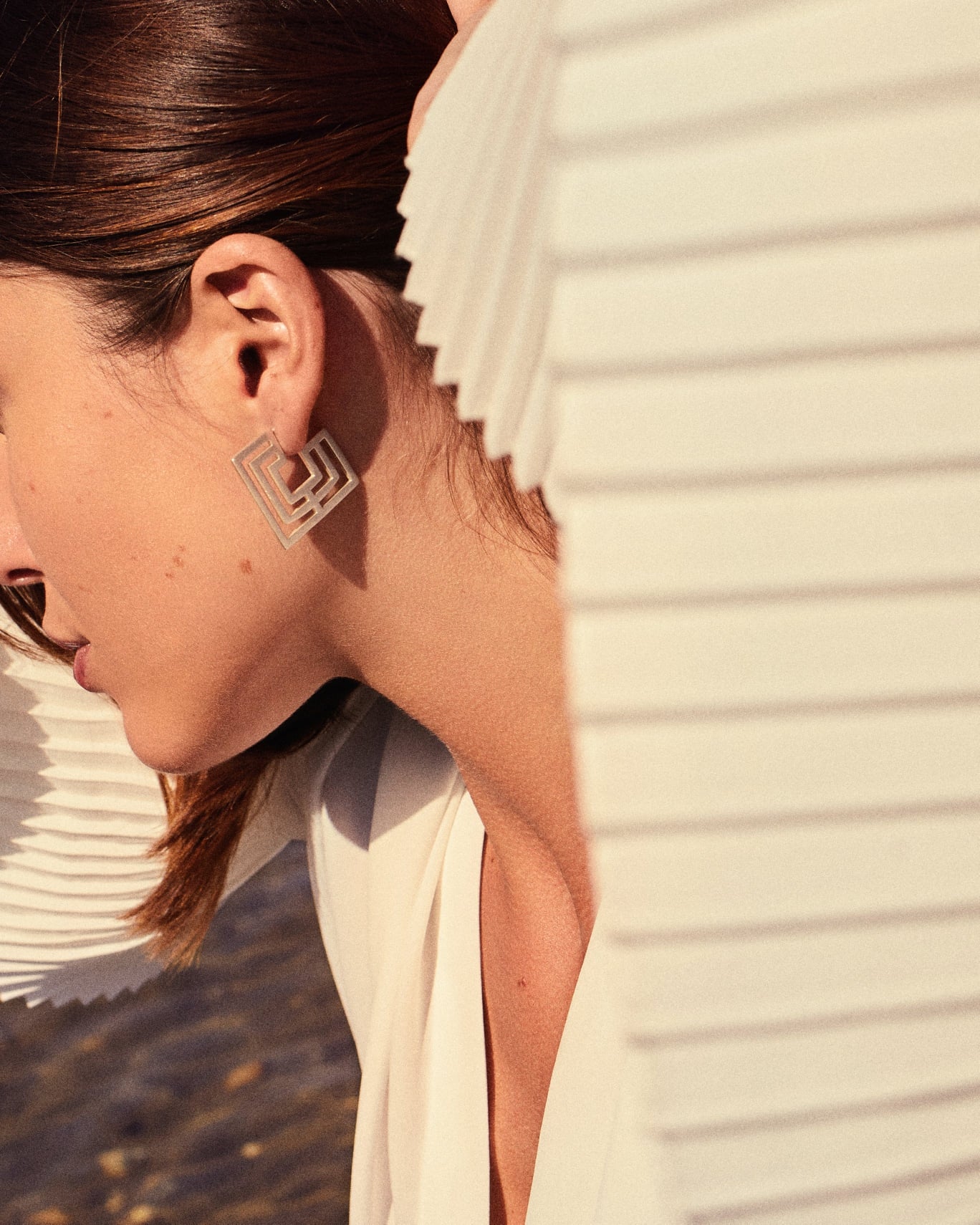 The Introspect Square Earrings