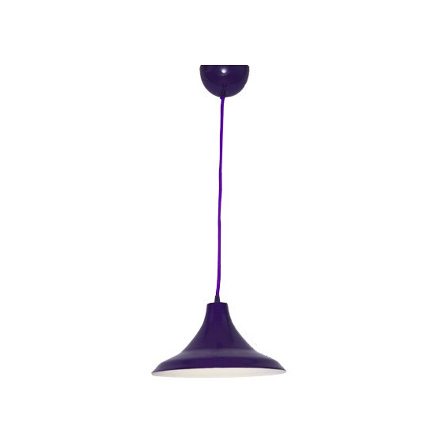 Purple and white vintage ceiling lamp