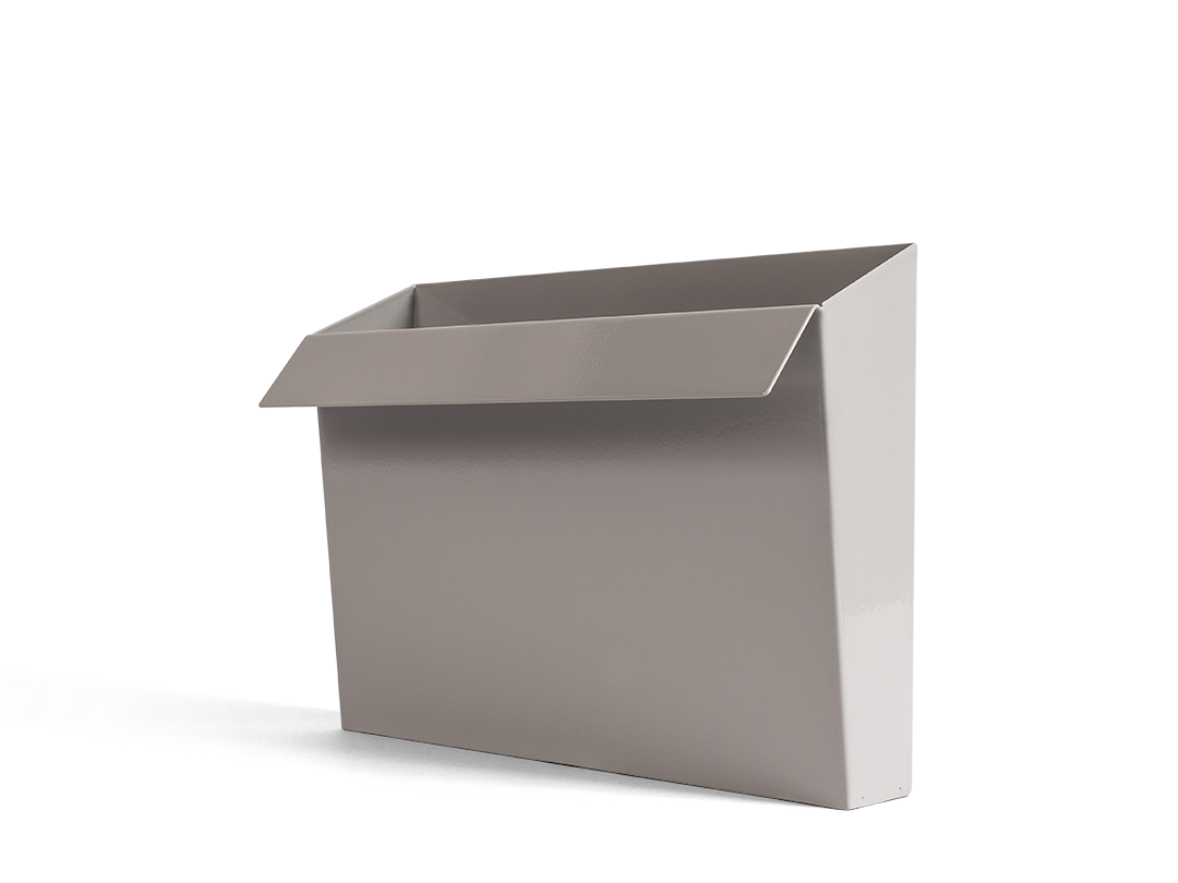 Officers Wall Paper Holder - Gray